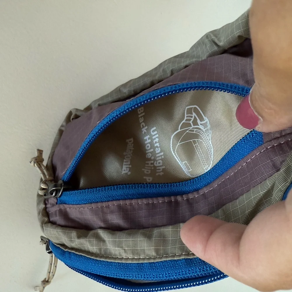 🎒 Patagonia Ultralight Black Hole Hip Pack – Beige & Mauve 💖 - Picture 6 of 6